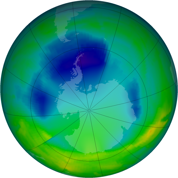 Ozone Map 1996-08-04